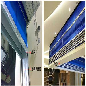 防火卷帘门详解(图1) 防火卷帘结构