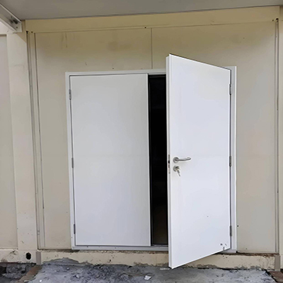 钢质防火门工地安装